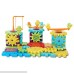 Interlocking Gears Building Blocks Construction Set Motorized Spinning Wheels With Multiple Variations 81 pc 3D Learning Toy B01FT8ASJ0